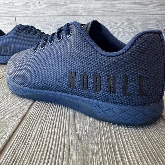 No Bull Project Unisex Trainer Shoes Size Men 10 W11.5 Super Fabric Navy Blue - Picture 2 of 12